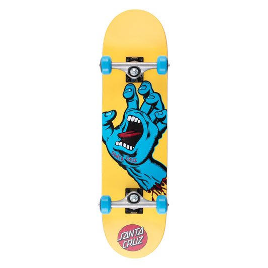 Screaming Hand Mid Santa Cruz Complete Skateboard 7.75"