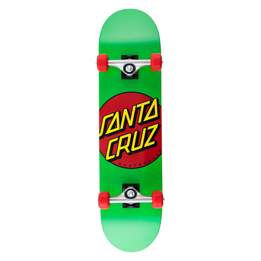 Classic Dot Mid Santa Cruz Complete Skateboard 7.8"