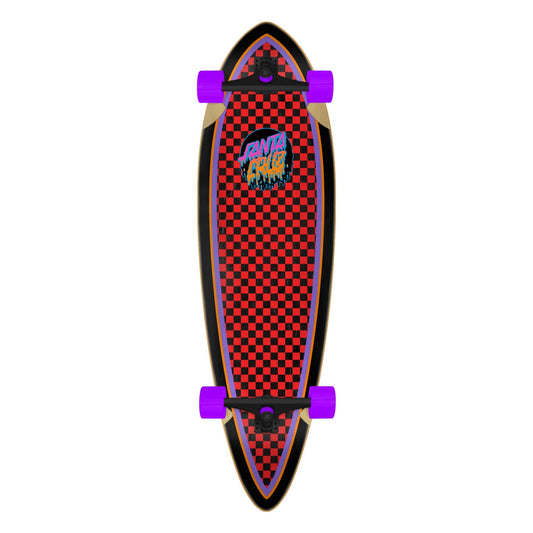 Santa Cruz Rad Dot Pintail 33" Skateboard Complete Multi
