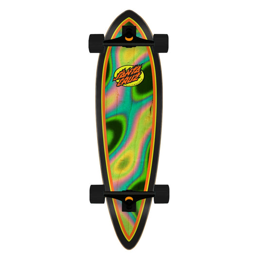 Oval Flame Lava Dot Cruzer Santa Cruz Complete 9.2"