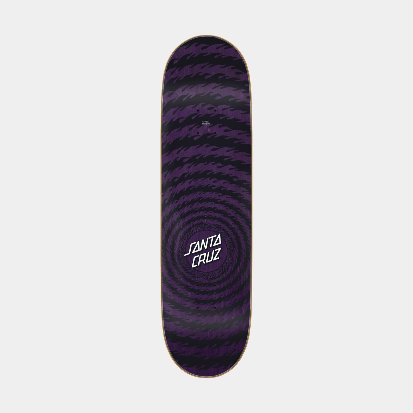 Flame Ringed Dot Deck 8.5&quot;